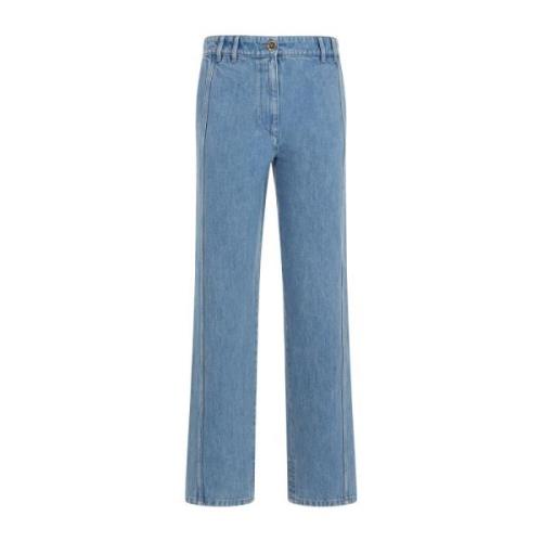 Patou Straight Jeans Blue, Dam
