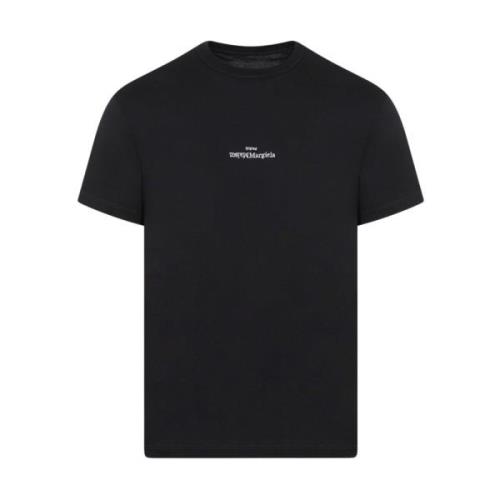 Maison Margiela Logotyp T-shirt 900 Svart Vit Black, Herr