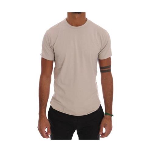 Daniele Alessandrini T-Shirts Beige, Herr