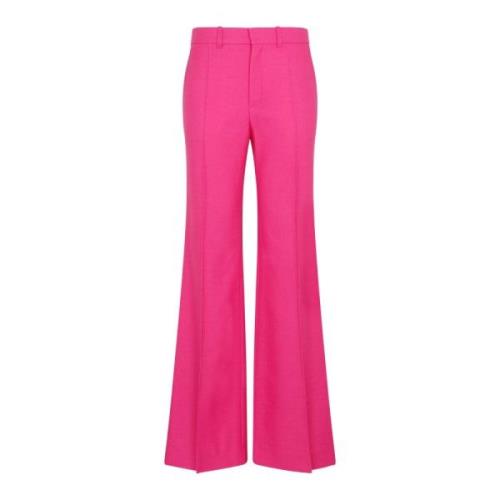 Chloé Wide Trousers Pink, Dam