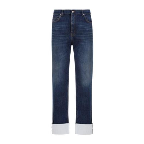 Loewe Fiskare Turn-up Jeans Blue, Herr