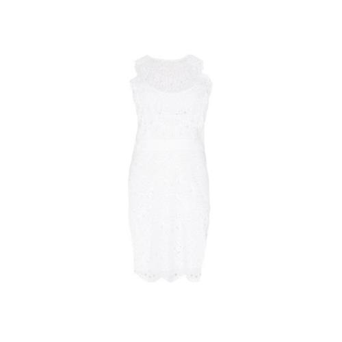 Michael Kors Midi Dresses White, Dam