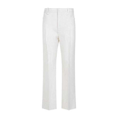 Tom Ford Wide Trousers White, Dam