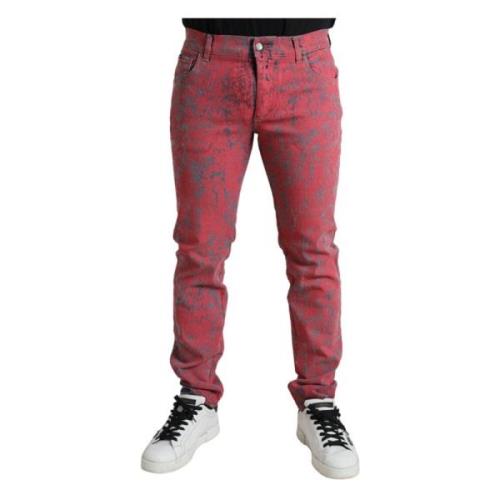 Dolce & Gabbana Slim-fit Jeans Multicolor, Herr