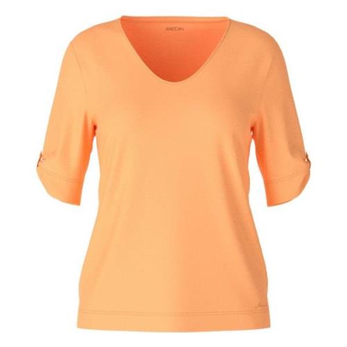 Marc Cain Bekväm Stilfull T-Shirt Orange, Dam