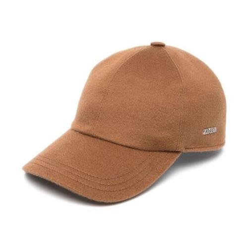 Ermenegildo Zegna VJC Cappello Stilfull Hatt Beige, Herr