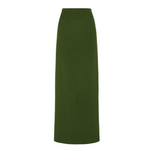 Cortana Sienna, lång grön kjol Green, Dam