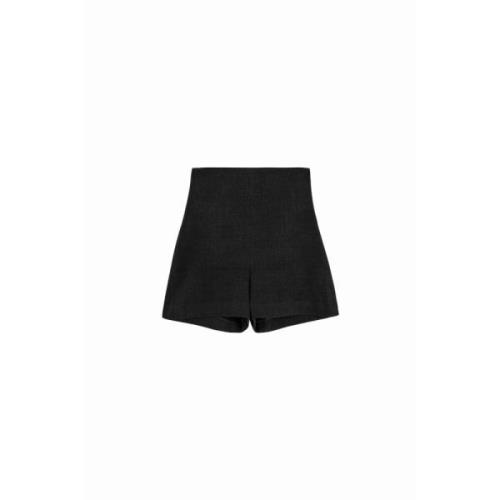 Cortana Grow, shorts i linne och viskos i svart färg Black, Dam