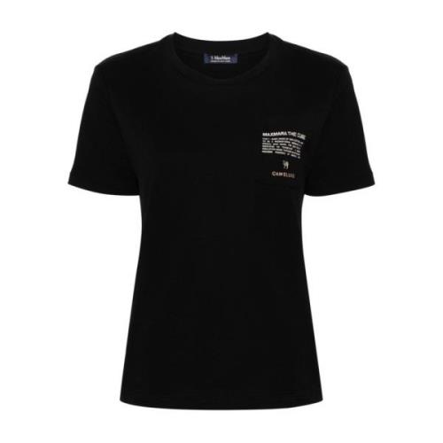 Max Mara T-Shirts Black, Dam