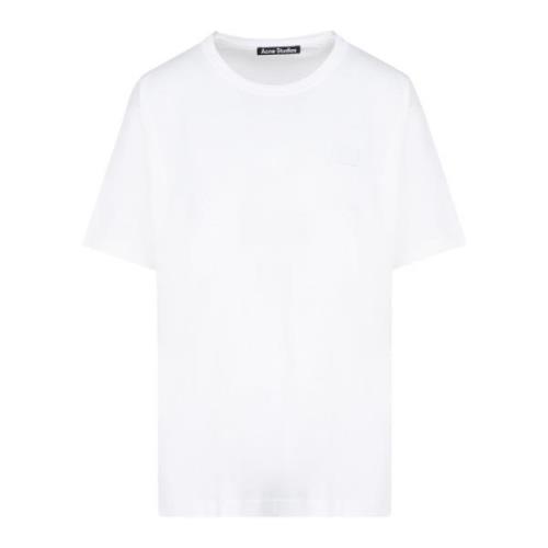 Acne Studios Vit Nash Face T-shirt White, Herr