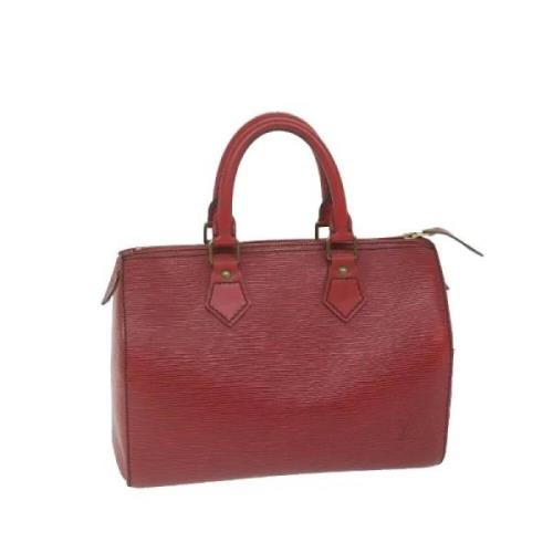 Louis Vuitton Vintage Pre-owned Laeder handvskor Red, Dam