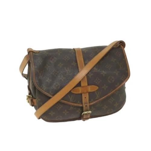 Louis Vuitton Vintage Pre-owned Canvas louis-vuitton-vskor Brown, Dam