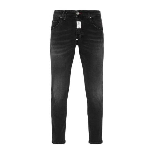Philipp Plein Slim-fit Jeans Black, Herr