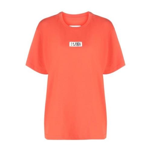 MM6 Maison Margiela T-Shirts Orange, Dam