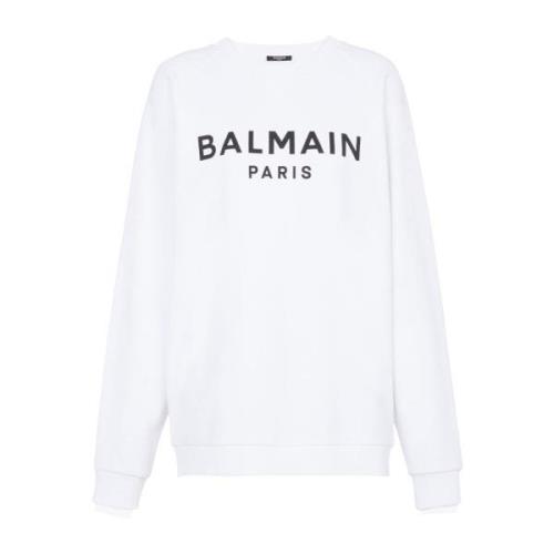 Balmain Paris sweatshirt White, Herr