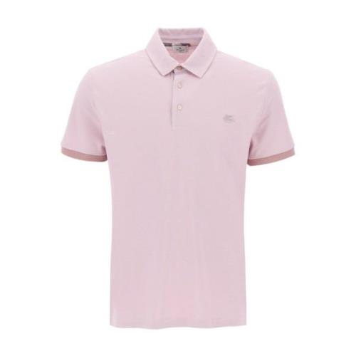 Etro Klassisk Polo Skjorta Pink, Herr