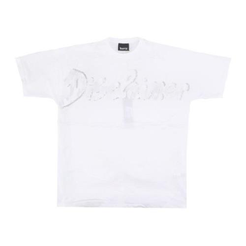 Disclaimer Vit Logo Tee Streetwear White, Dam