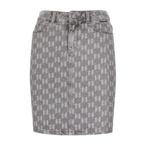 Karl Lagerfeld Skirts Gray, Dam