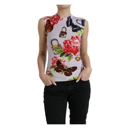 Dolce & Gabbana Sleeveless Tops Multicolor, Dam