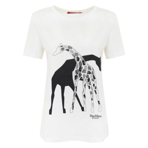 Max Mara Studio T-Shirts White, Dam