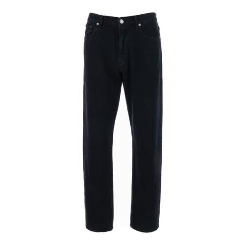 Agolde Straight Jeans Black, Herr