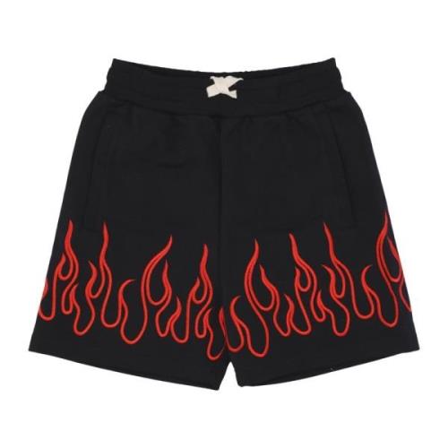 Vision OF Super Flames Embroidered Shorts Suit Man Multicolor, Herr