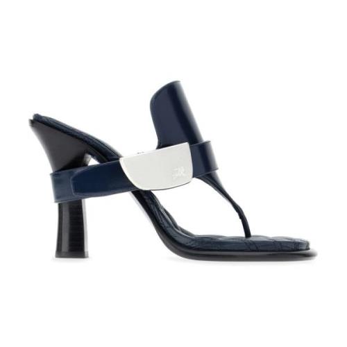 Burberry Mules Blue, Dam