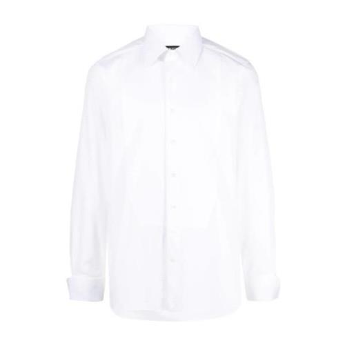Tom Ford Klassisk Svart Bomullsskjorta White, Herr