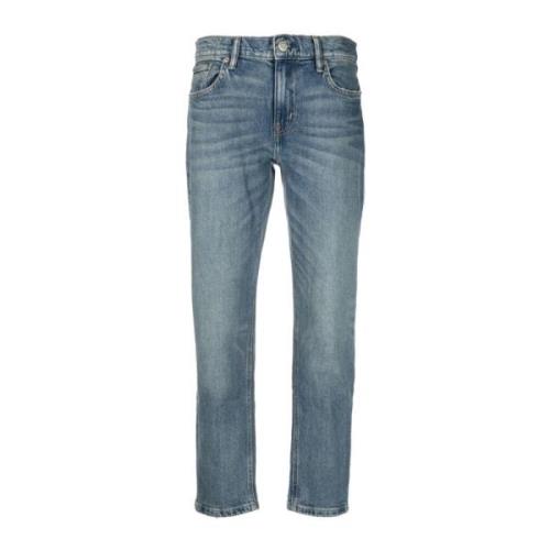 Ralph Lauren Blå Straight Jeans för Kvinnor Blue, Dam
