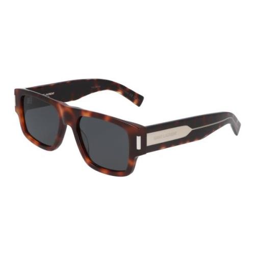 Saint Laurent Square Frame Sunglasses SL 663 Brown, Unisex