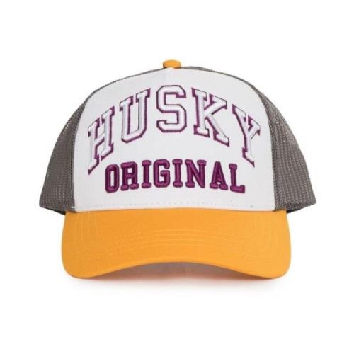 Husky Original Multicolor Logo Canvas Baseball Cap Multicolor, Herr