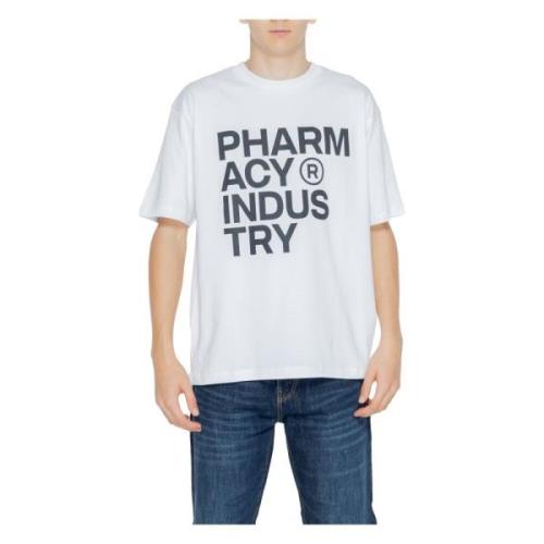 Pharmacy Industry Herr T-shirt Vår/Sommar Kollektion 100% Bomull White...