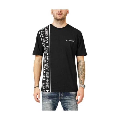 My Brand Svarta Linjer T-shirt Black, Herr