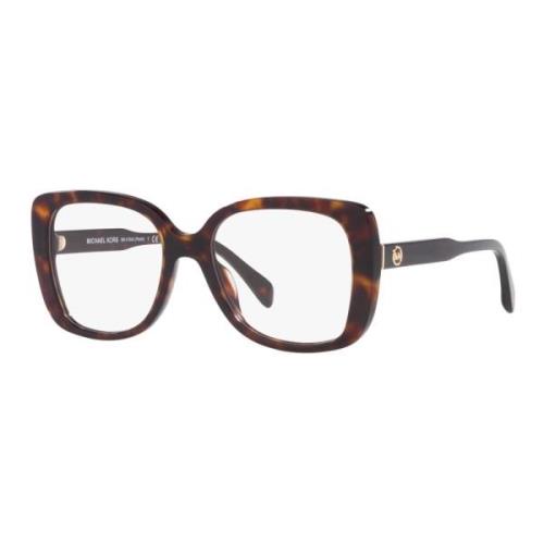 Michael Kors Trendy Eyewear Frames in Dark Tortoise Brown, Unisex