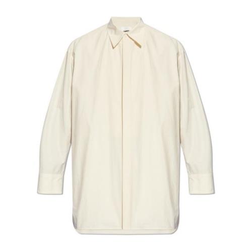 Jil Sander Oversize skjorta Beige, Herr