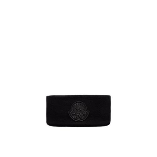 Moncler Merino Wool Rhinestone Hårband Black, Herr