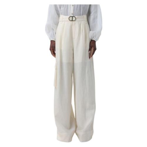 Twinset Stilfull Gonna för Trendy Look White, Dam