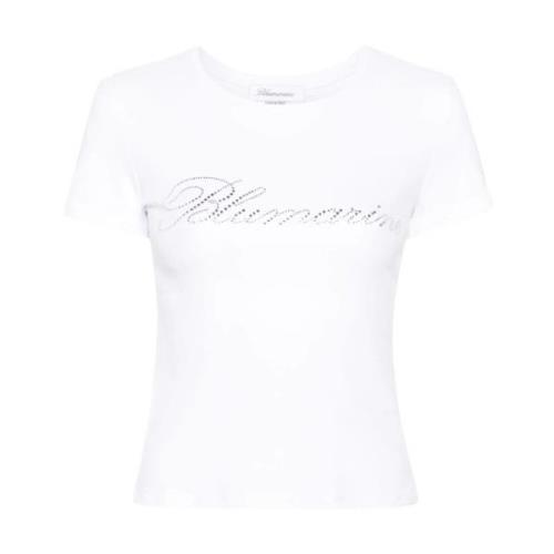 Blumarine Vita T-shirts & Polos för kvinnor White, Dam