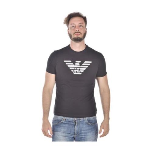 Emporio Armani Casual Sweatshirt för Män Black, Herr
