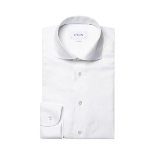 Eton Formal Shirts White, Herr
