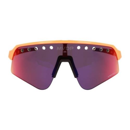 Oakley Sportiga solglasögon med BIO-Matter ram Orange, Unisex