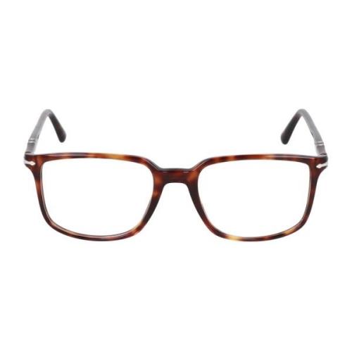 Persol Fyrkantig båge glasögon Brown, Unisex
