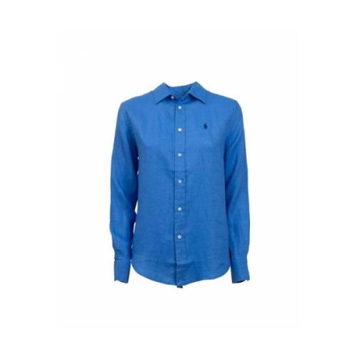 Polo Ralph Lauren Knapp Front Skjorta Blue, Dam