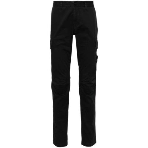 Stone Island Casual Byxor Black, Herr