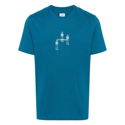 C.p. Company Stiliga T-shirts och Polos Blue, Herr