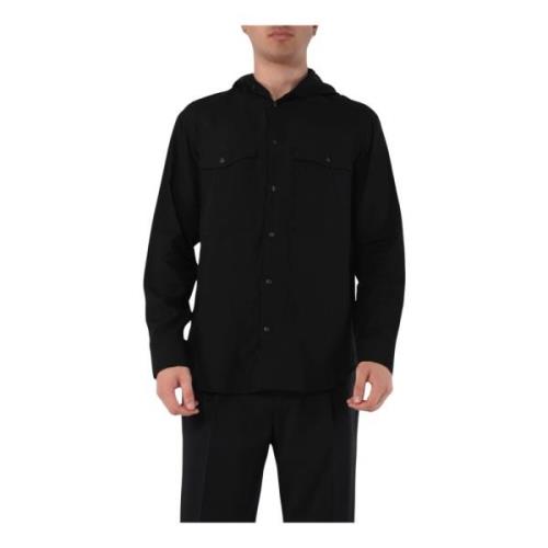Emporio Armani Formal Shirts Black, Herr