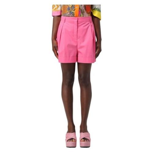 Moschino Stiliga Bermuda Shorts för Sommardagar Pink, Dam