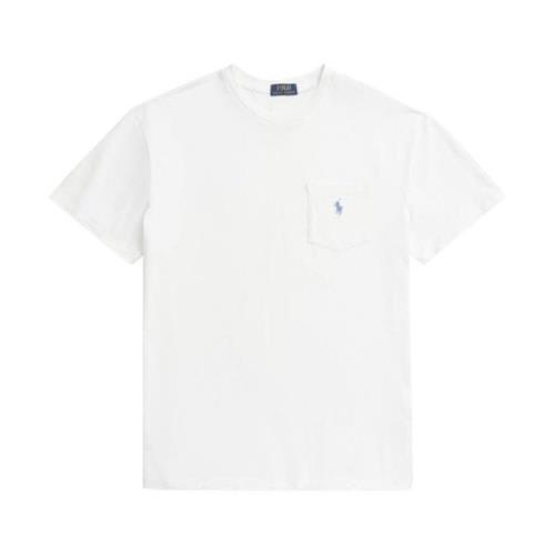 Ralph Lauren Vita T-shirts och Polos Sscnpktclsm1 White, Herr