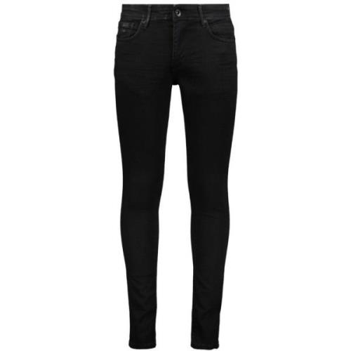 Pure Path Skinny Fit 5-Ficka Jeans Black, Herr