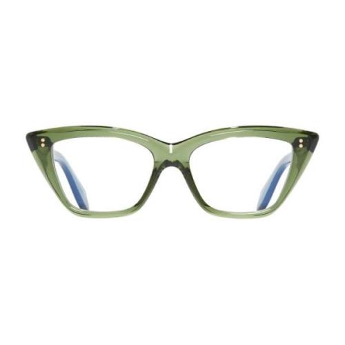 Cutler And Gross Vintage Cat-Eye Glasögon 9241 Stil Green, Dam